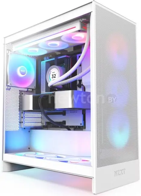 Корпус NZXT H7 Flow RGB 2024 CM-H72FW-R1
