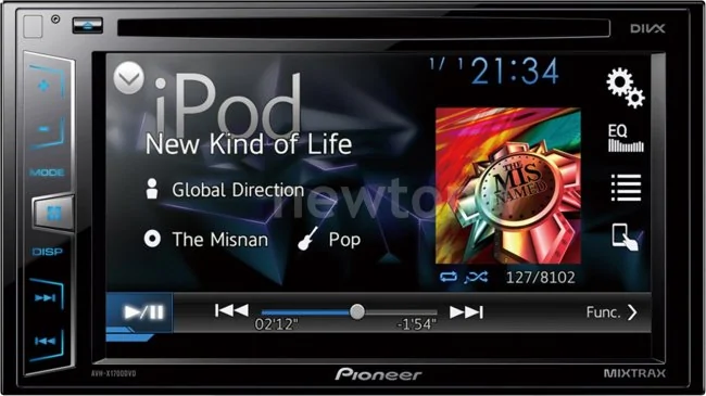 СD/DVD-магнитола Pioneer AVH-X1700DVD
