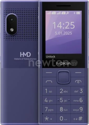 Кнопочный телефон Nokia 150 Music TA-1716 (фиолетовый)