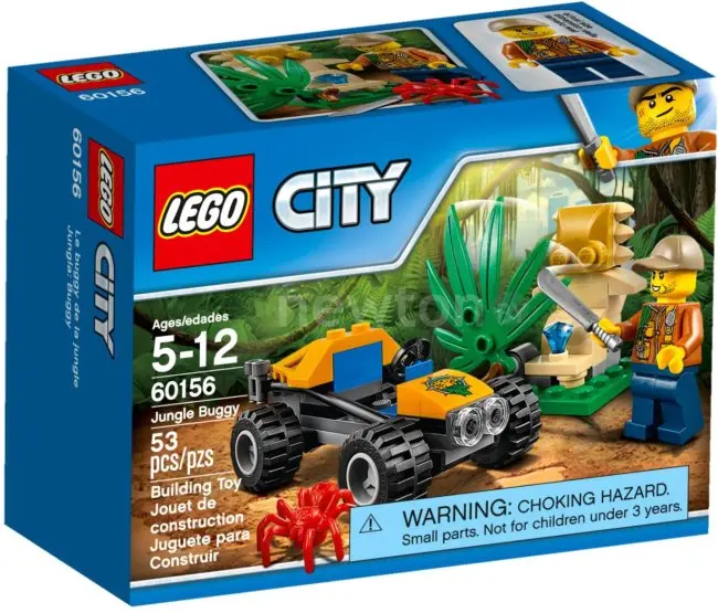 Конструктор LEGO City 60156 Багги для поездок по джунглям