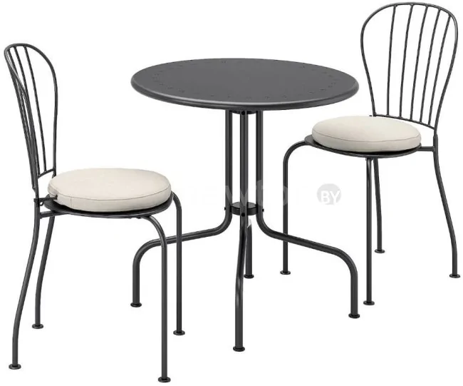 Обеденная группа Ikea Лэккэ (серый) 592.690.20