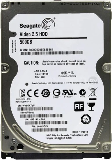Жесткий диск Seagate Video 2.5 500GB (ST500VT000)