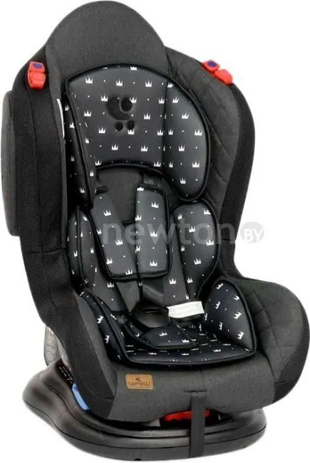 Детское автокресло Lorelli Jupiter+SPS 2020 (black crowns)