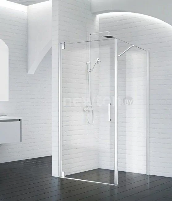 Душевой уголок BelBagno MARMI-A-1-80-C-Cr (прозрачное стекло)