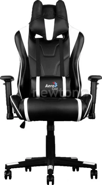 Кресло AeroCool AC220 (черный/белый)