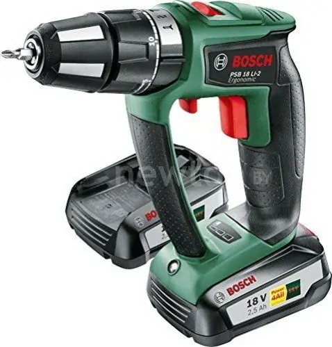 Дрель-шуруповерт Bosch PSB 18 LI-2 Ergonomic (два аккумулятора)