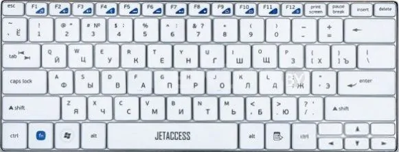 Клавиатура Jet.A SlimLine K7 W (белый)