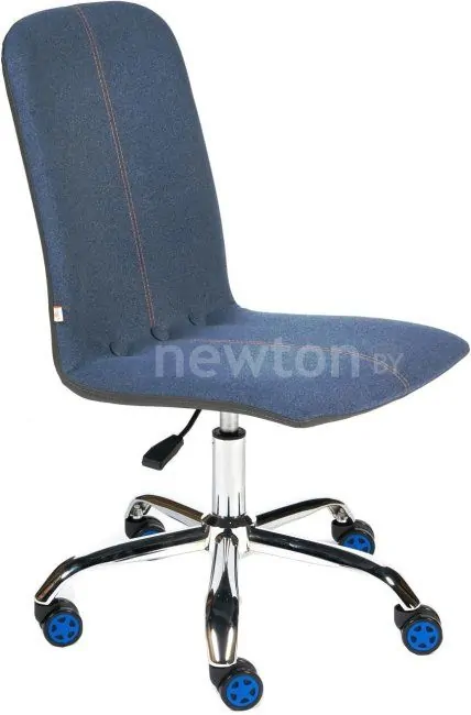 Кресло TetChair Rio (экошерсть/кож/зам, синий)