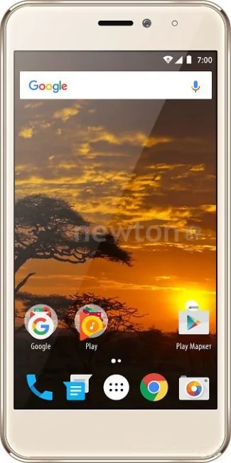Телефон Vertex Impress Lion (4G) (золотистый)