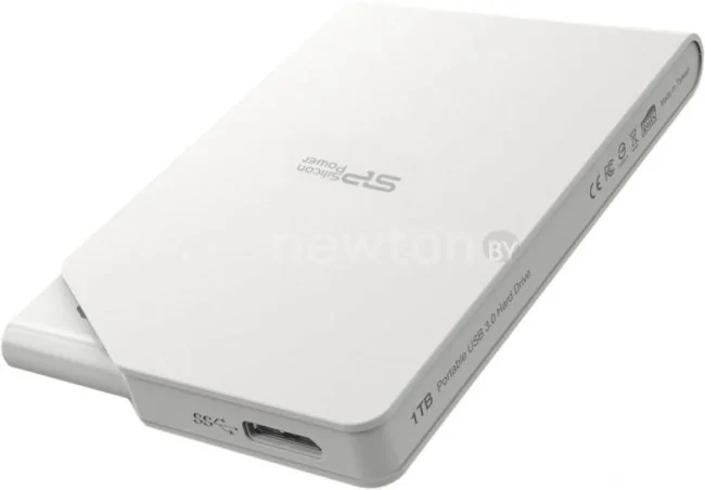 Внешний накопитель Silicon-Power Stream S03 1TB White (SP010TBPHDS03S3W)