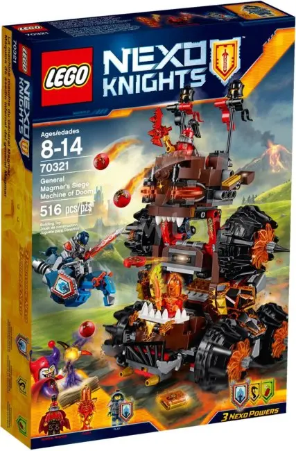 Конструктор LEGO Nexo knights 70321 Роковое наступление генерала Магмара