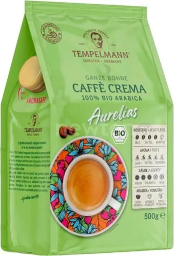 Кофе Tempelmann Aurelias Caffe Crema зерновой 500 г