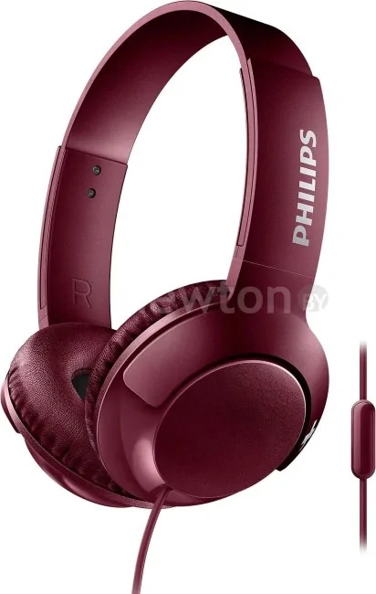 Наушники с микрофоном Philips Bass+ SHL3075RD/00