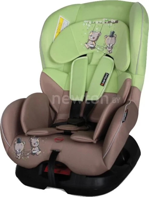 Детское автокресло Bertoni Concord 2016 Beige&Green Bears Swing [10070161678]