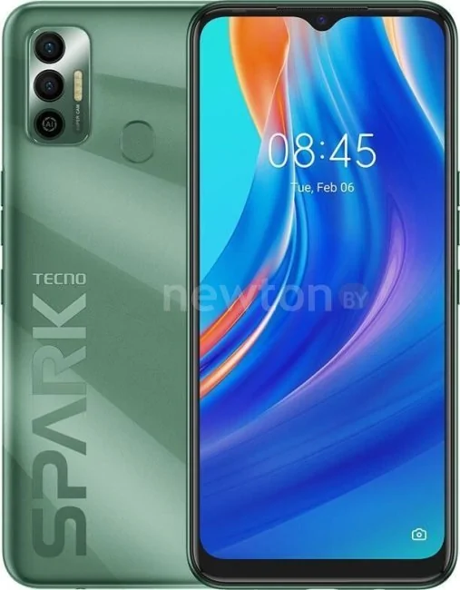 Телефон Tecno Spark 7 4GB/64GB (зеленый)