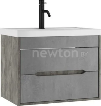 Домино Тумба под умывальник Bazis 70 Loft В2 (бетон)