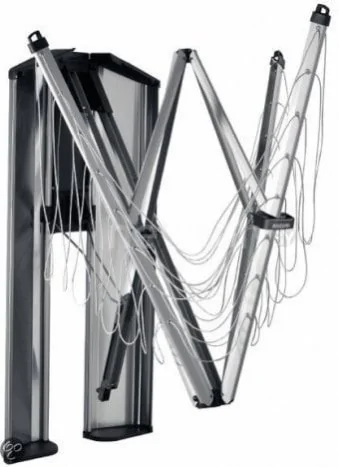 Сушилка для белья Brabantia WallFix с защитным коробом 475924 (стальной матовый)