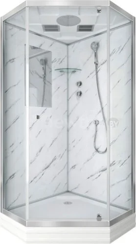 Душевая кабина Niagara NG-7702DM 100x100x210 (прозрачное стекло)