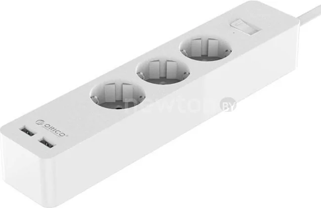 Сетевой фильтр Orico GPC-3A2U-WH