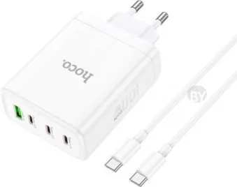Сетевое зарядное Hoco N31 USB Type-C (белый)