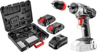Дрель-шуруповерт GRAPHITE 58G022-SET2 (с 2-мя АКБ, кейс)