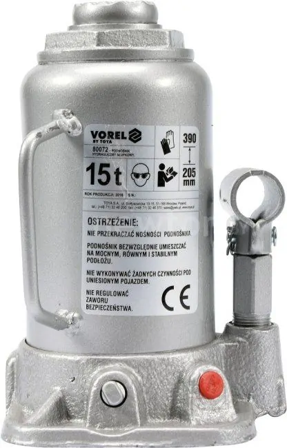 Бутылочный домкрат Vorel 80072 15т
