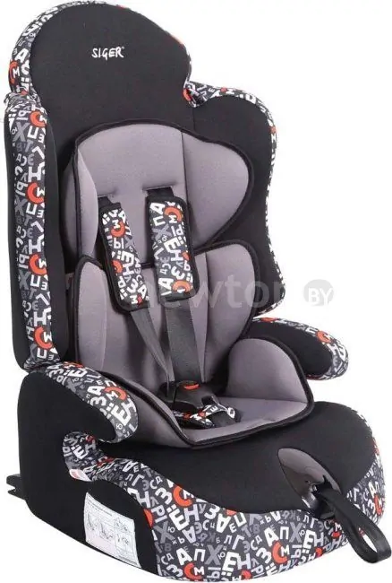 Детское автокресло Siger Art Прайм Isofix (алфавит)