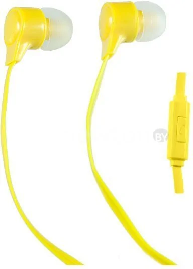 Наушники с микрофоном Perfeo Handy (желтый) [PF-HND-YLW]