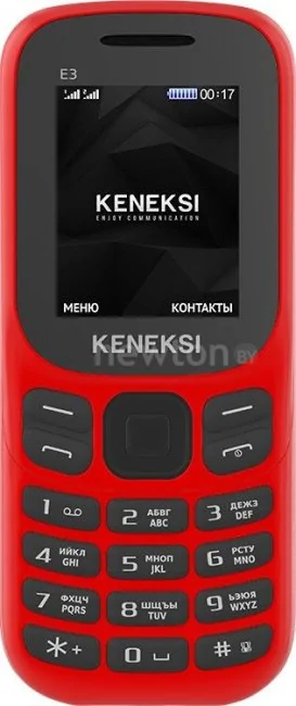 Телефон Keneksi E3 Red