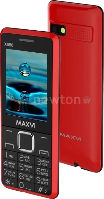 Телефон Maxvi X650 (красный)