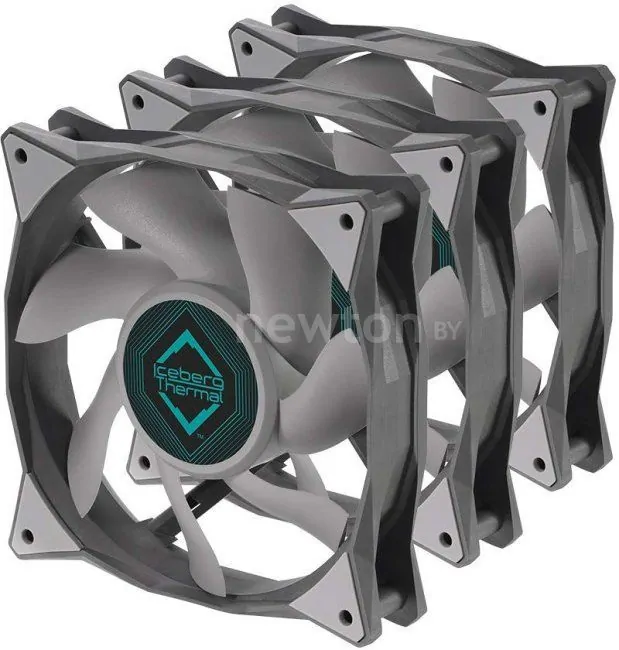 Комплект вентиляторов для корпуса Iceberg Thermal IceGALE 120mm 3-pack (серый)