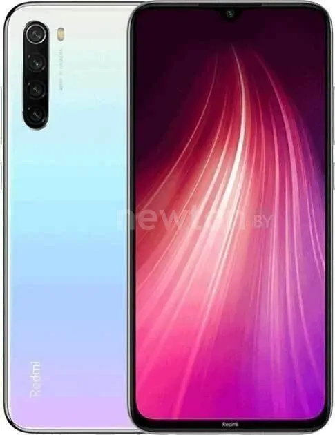 Телефон Xiaomi Redmi Note 8 2021 4GB/128GB (лунно-белый)