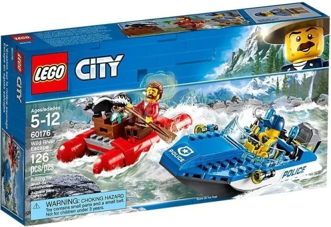 Конструктор LEGO City 60176 Погоня по горной реке