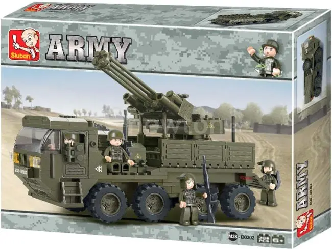Конструктор Sluban M38-B0302 Тяжелый транспортер