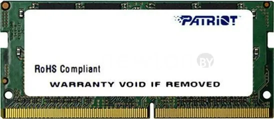 Оперативная память Patriot Signature Line 4GB DDR4 SODIMM PC4-19200 PSD44G240041S