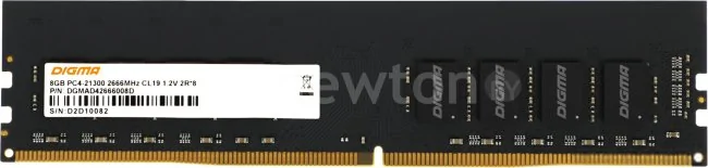 Оперативная память Digma 8ГБ DDR4 2666 МГц DGMAD42666008D