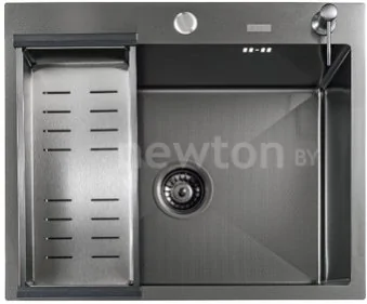 Кухонная мойка Avina Futur FK 4848 B Eco Embossing (черный нано)