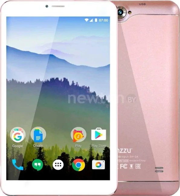 Планшет Ginzzu GT-8110 16GB LTE (золотистый/розовый)