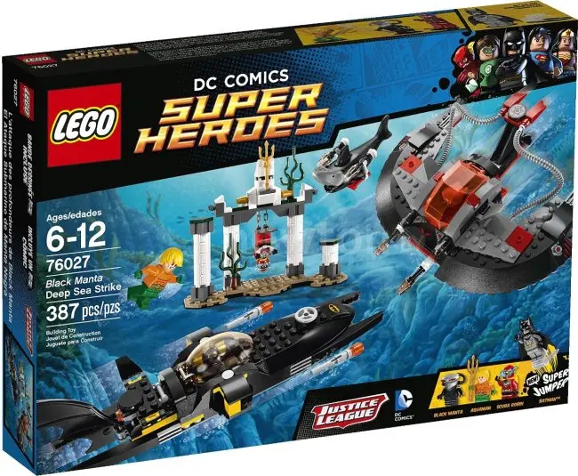 Конструктор LEGO 76027 Black Manta Deep Sea Strike