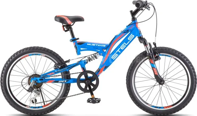Детский велосипед Stels Mustang V 20 V010 2021 (синий)