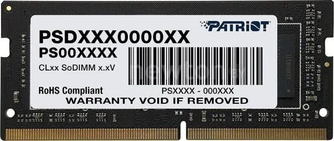 Оперативная память Patriot Signature Line 4GB DDR4 SODIMM PC4-21300 PSD44G266641S