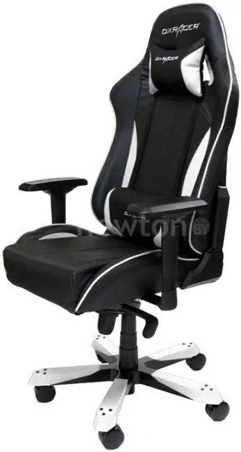 Кресло DXRacer King OH/KS57/NW (черный/белый)