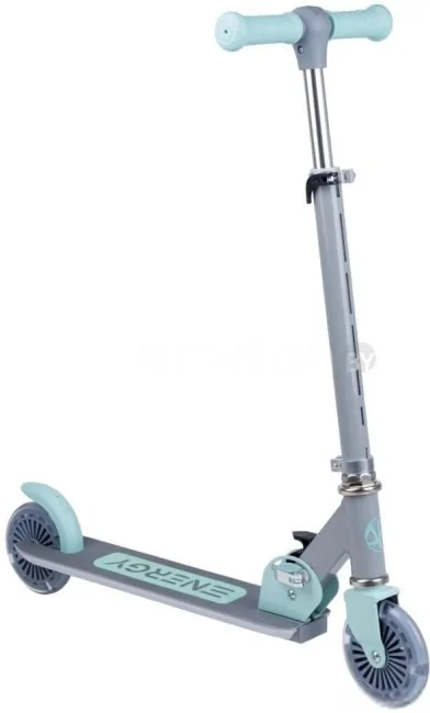 Двухколесный детский самокат Amarobaby Energy AB23-27ENE/0912 (серый/мятный)
