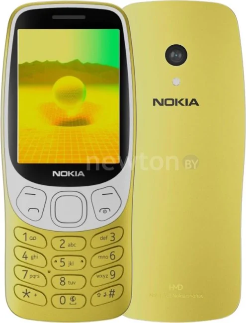 Телефон Nokia 3210 4G (2024) Dual SIM TA-1618 (золотистый)
