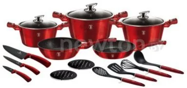 Набор кастрюль Berlinger Haus Burgundy Metallic Line BH-7030