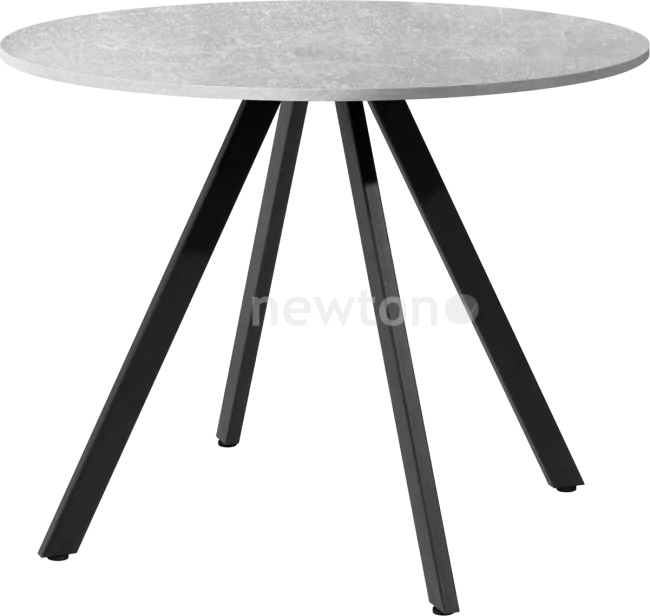Обеденная группа Millwood Олесунн D100x100x75х1.8 (бетон/металл черный)