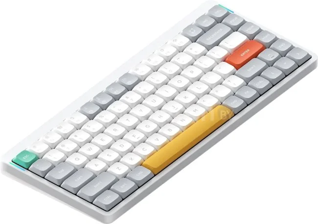 Клавиатура NuPhy Air75 V2 Ionic White (NuPhy Low Profile Moss)