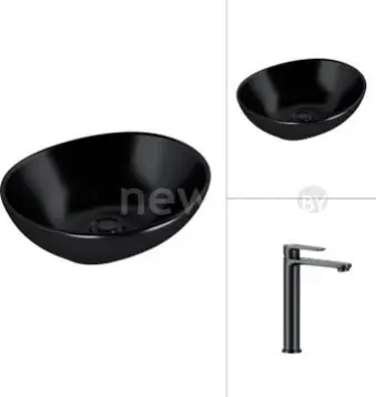 Умывальник Lauter 21652-A + Moon 21СК8691BS