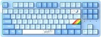 Клавиатура Dareu A87X (Dareu Blue Sky V3, голубой)