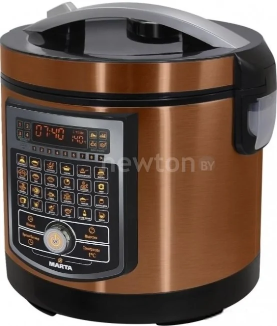 Мультиварка Marta MT-4314 Ceramic (тёмная яшма)